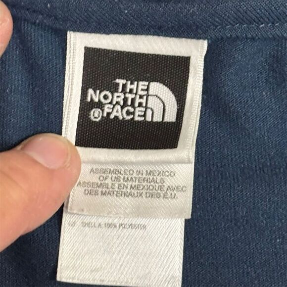 Vintage The North Face Vaporwick Men's XL‎ Blue Long Sleeve T-Shirt Outdoor - Picture 5 of 6